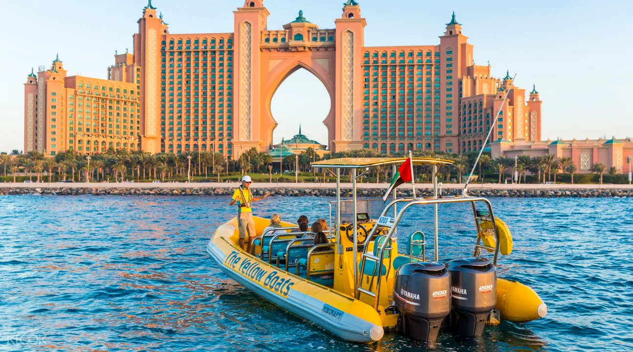 Up To 45 Off Dubai Palm Jumeirah Burj Al Arab Marina Boat Sightseeing Tour Klook Klook Singapore